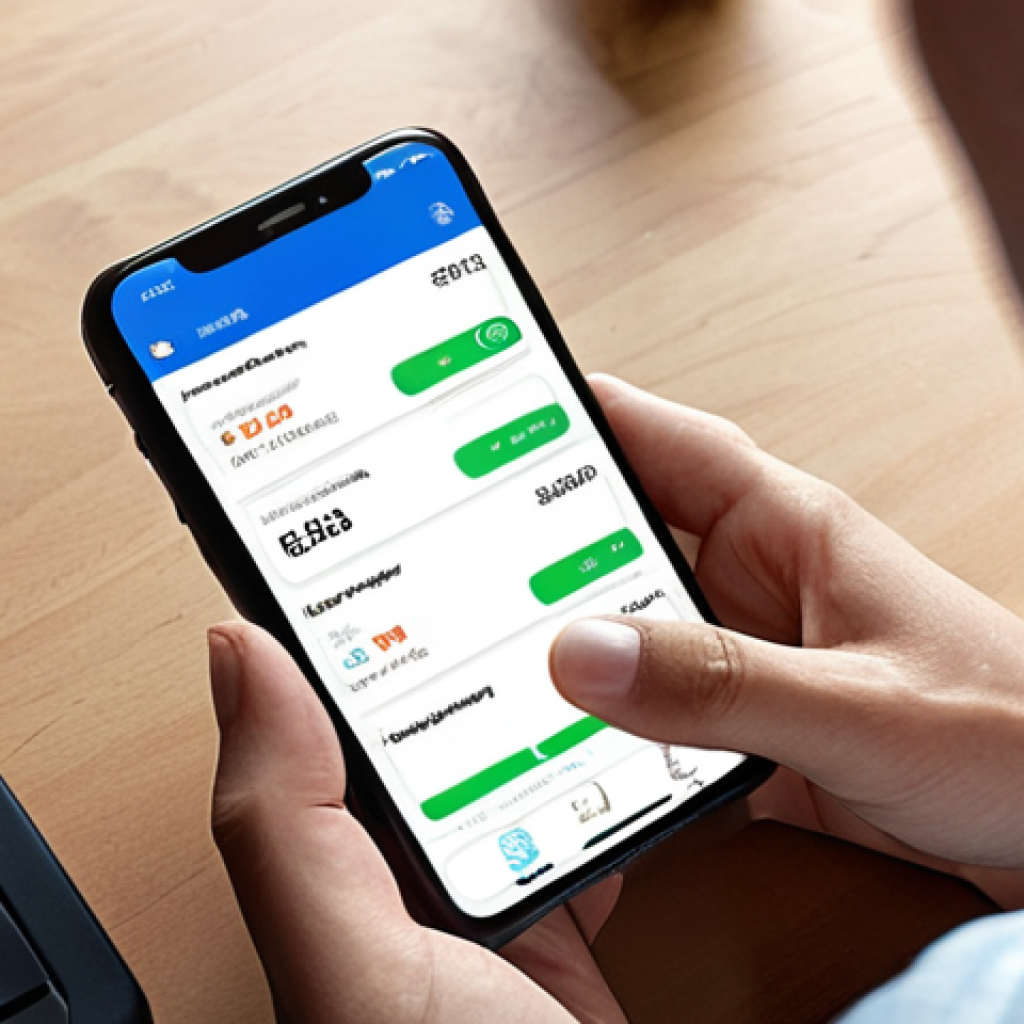 **

Prompt: A person confidently managing finances on their smartphone, using a budgeting app with automated payment reminders. The scene should convey a sense of control and financial well-being.

**