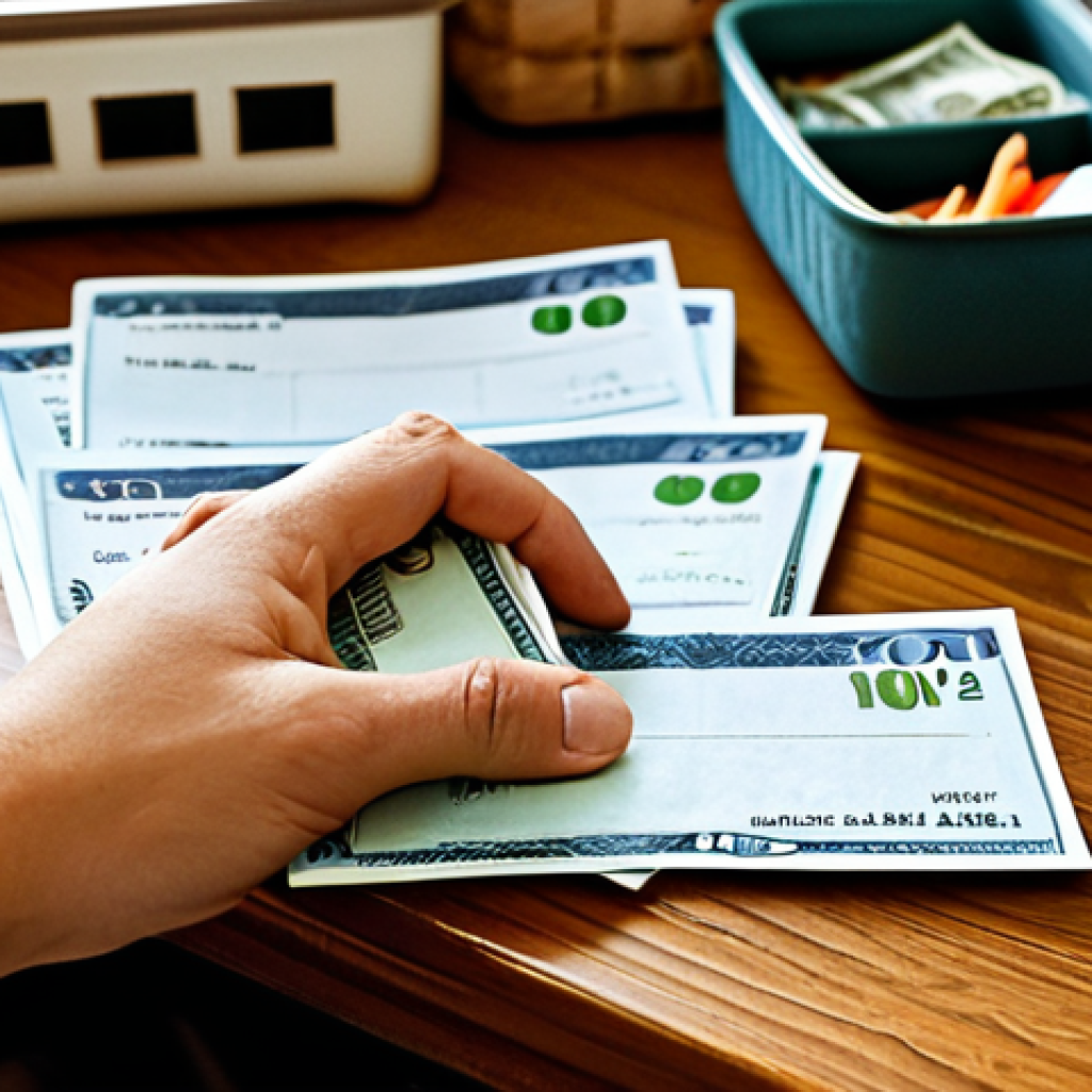 Budgeting with Cash**

"A person sitting at a wooden table, organizing cash bills into labeled envelopes. The scene is set in a cozy, warmly lit kitchen. Envelopes are labeled 'Rent', 'Groceries', 'Utilities', etc. fully clothed, modest attire, appropriate content, safe for work, professional quality, perfect anatomy, natural pose, well-formed hands, proper finger count, family-friendly"

**
