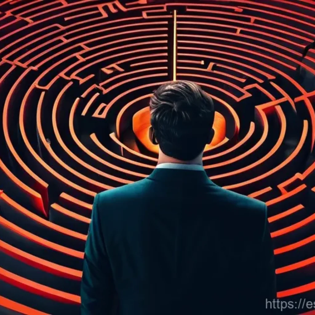 카드 리볼빙 서비스 장단점 - **The Labyrinth of Revolving Debt:** A person in their late 20s, dressed in modern, smart-casual att...