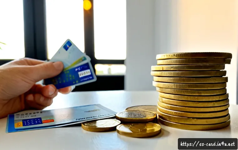 할부와 리볼빙의 차이 - Photorealistic split-screen comparison of personal finance choices in a bright Spanish apartment: le...